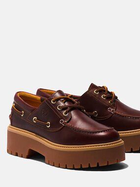 Timberland Women's Stone Street Platform Boat Shoe